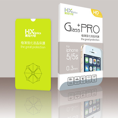 【苹果iphone5c 0.3mm手机钢化玻璃膜 玻璃保护膜 手机钢化贴膜】价格,厂家,图片,手机保护膜,东莞市昊旭光电科技-